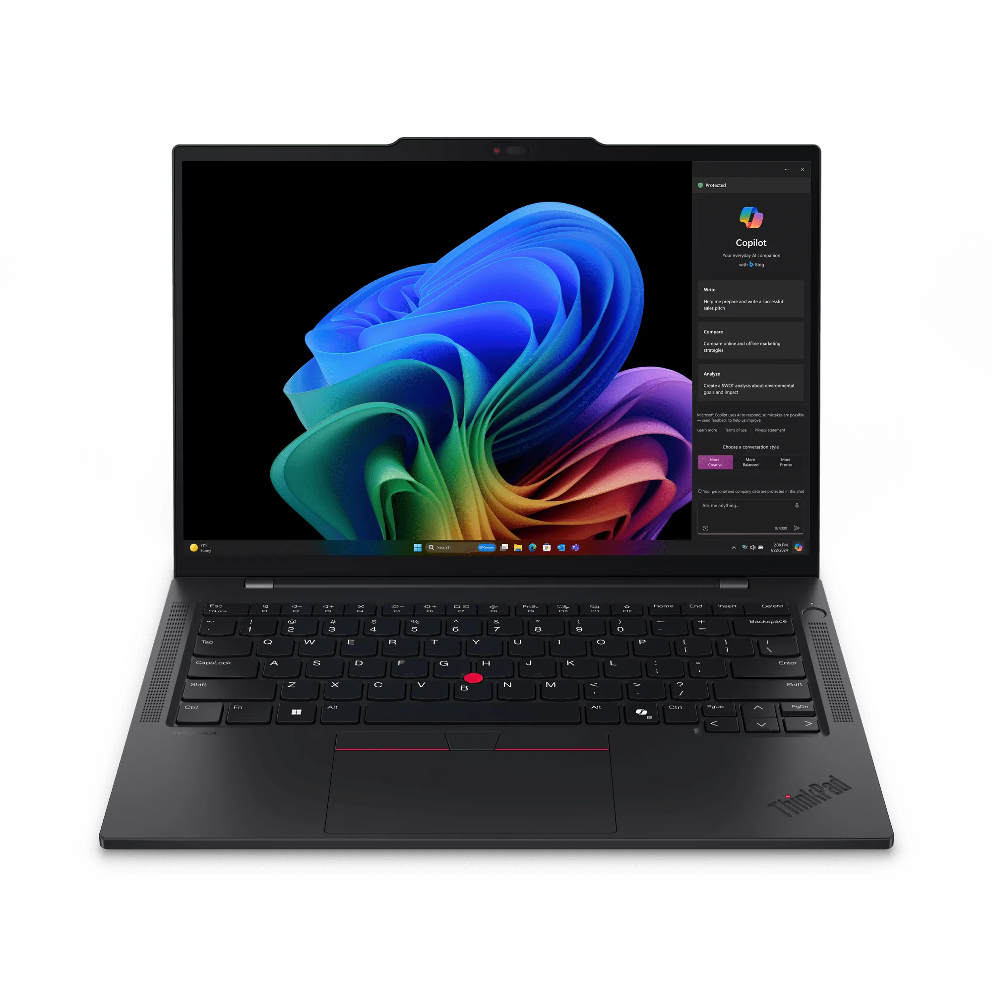 Lenovo ThinkPad T14s Gen 6 -kannettava (AMD Ryzen AI 7 PRO, 32 Gt RAM, 1 Tt SSD)
