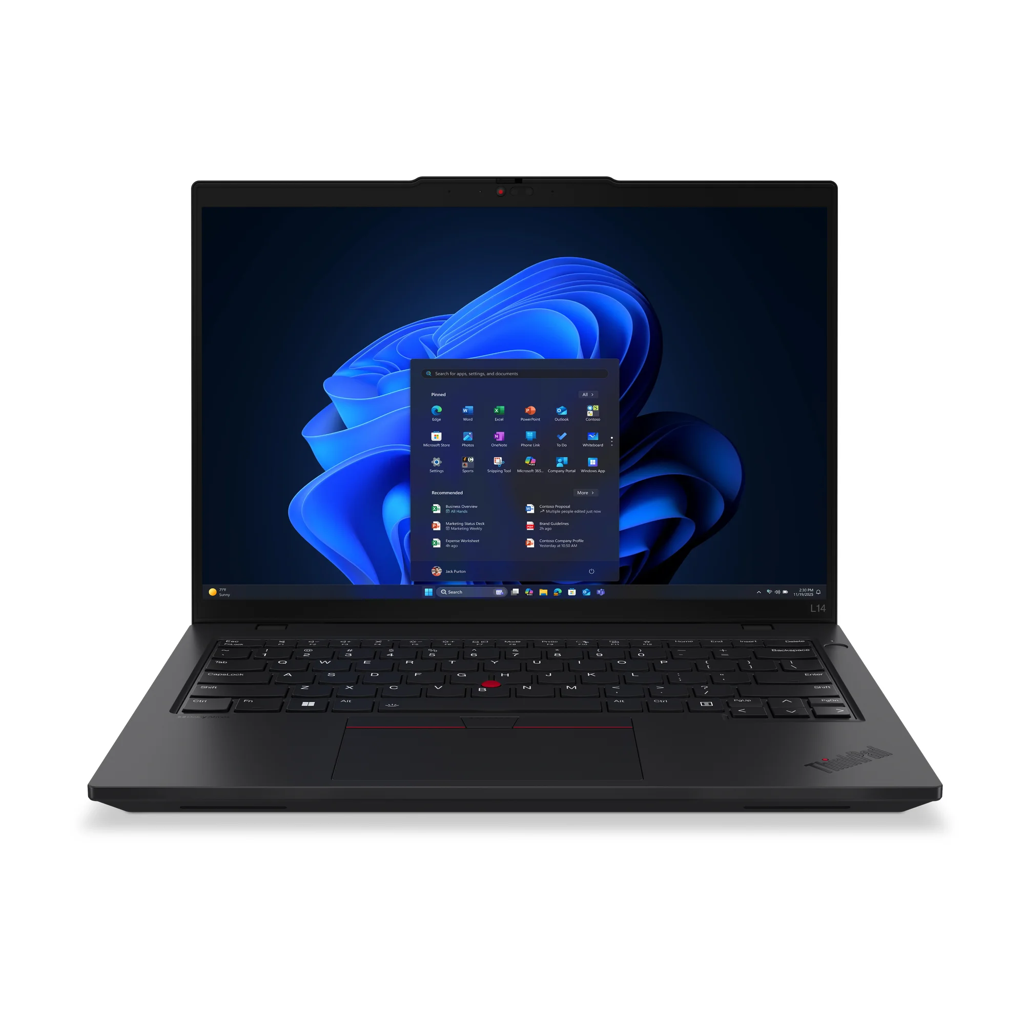 Lenovo ThinkPad L14 Gen 6 (AMD) Copilot+ PC AMD Ryzen AI 7 350 Kannettava tietokone 35,6 cm (14") WUXGA 32 GB DDR5-SDRAM 1 TB SSD Wi-Fi 7 (802.11be) Windows 11 Pro Pohjoismainen musta