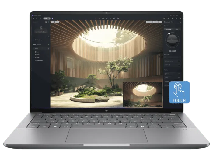 HP ZBook Ultra G1a Copilot+ PC AMD Ryzen AI Max+ PRO 395 Mobiilityöasema 35,6 cm (14") Kosketusnäyttö 2.8K 128 GB LPDDR5x-SDRAM 4 TB SSD Wi-Fi 7 (802.11be) Windows 11 Pro AI Workstation Hopea