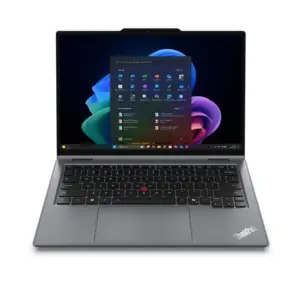 Lenovo ThinkPad X1 2-in-1 Gen 11 Aura Edition Copilot+ PC Intel Core Ultra X7 368H Hybridi (2-in-1) 35,6 cm (14") Kosketusnäyttö 2.8K 64 GB LPDDR5x-SDRAM 1 TB SSD Wi-Fi 7 (802.11be) Windows 11 Pro Pohjoismainen Harmaa