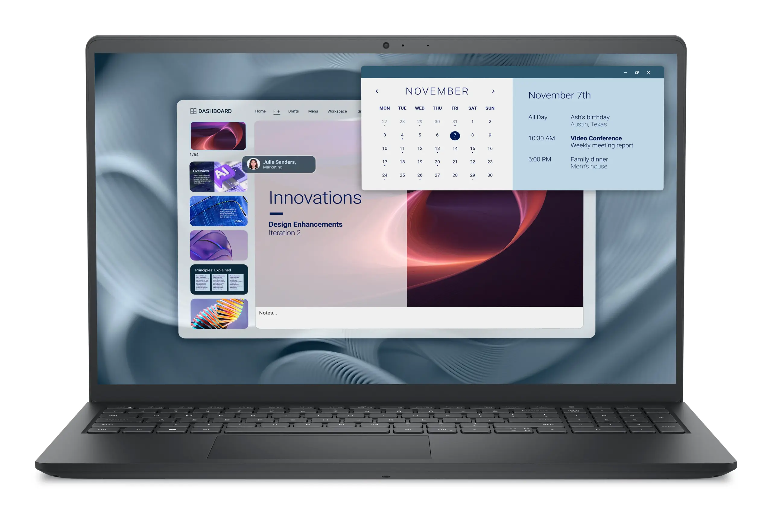 DELL Pro 15 Essential PV15250 Intel® Core™ i7 i7-1355U Kannettava tietokone 39,6 cm (15.6") Full HD 16 GB DDR5-SDRAM 512 GB SSD Wi-Fi 6 (802.11ax) Windows 11 Pro Pohjoismainen Musta