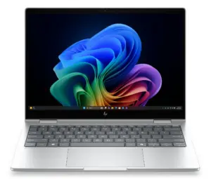 HP EliteBook 8 Flip G2i Next Gen AI Copilot+ PC Intel Core Ultra 5 325 Kannettava tietokone 33,8 cm (13.3") Kosketusnäyttö WUXGA 32 GB LPDDR5x-SDRAM 512 GB SSD Wi-Fi 7 (802.11be) Windows 11 Pro Hopea