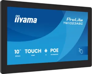 iiyama TW1023ASC-B3P infonäyttö Kioskimalli 25,6 cm (10.1") Wi-Fi 385 cd/m² WXGA Musta Kosketusnäyttö Sisäänrakennettu prosessori Android 24/7