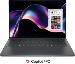 DELL XPS 14 DA14260 Copilot+ PC Intel Core Ultra X7 358H Kannettava tietokone 35,6 cm (14") Kosketusnäyttö 2.8K 32 GB LPDDR5x-SDRAM 1 TB SSD Wi-Fi 7 (802.11be) Windows 11 Pro Grafiitti Pohjoismainen