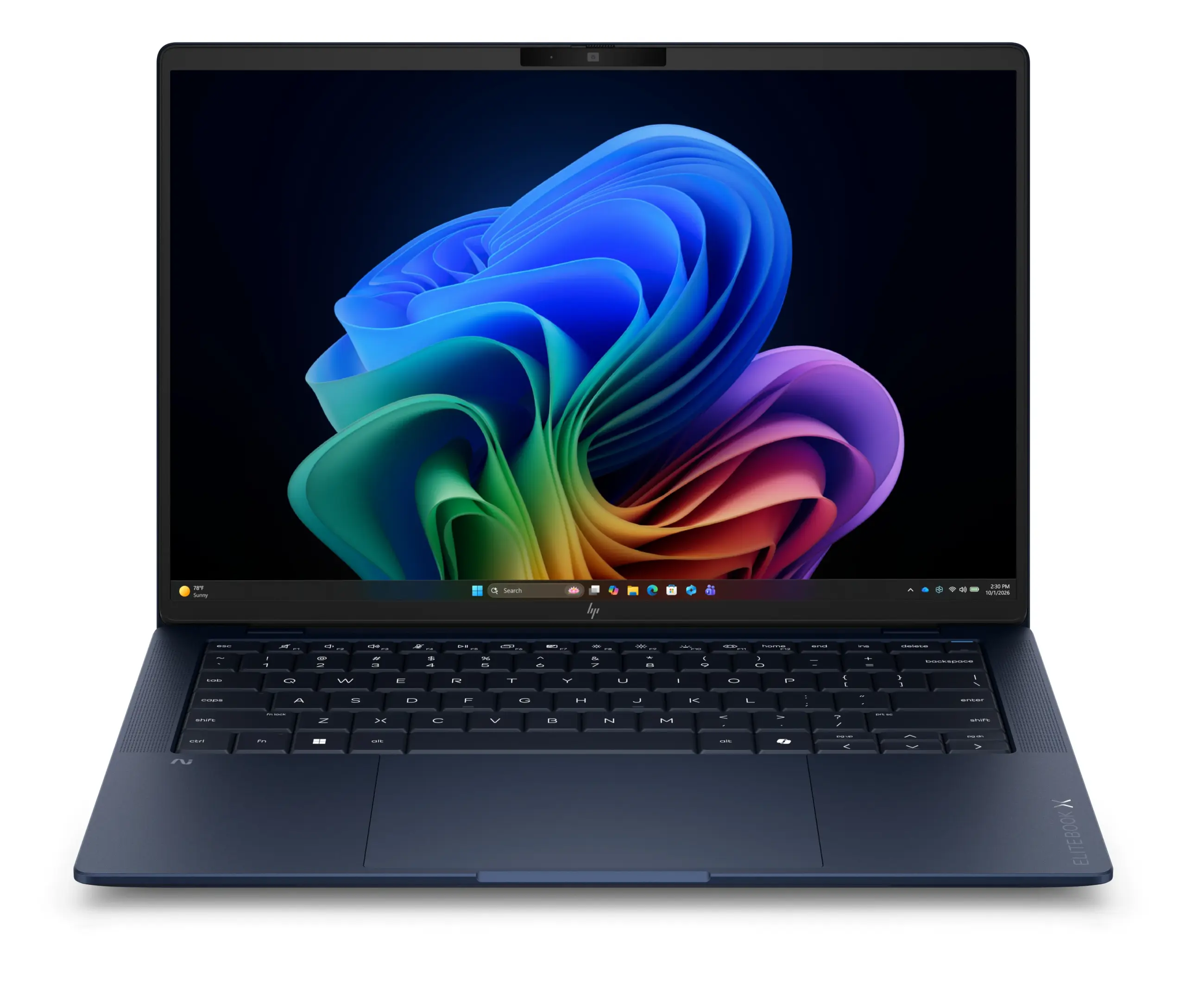 HP E6ES7AT kannettava tietokone Copilot+ PC 35,6 cm (14") WUXGA 16 GB LPDDR5x-SDRAM 512 GB SSD Wi-Fi 7 (802.11be) Windows 11 Pro Sininen